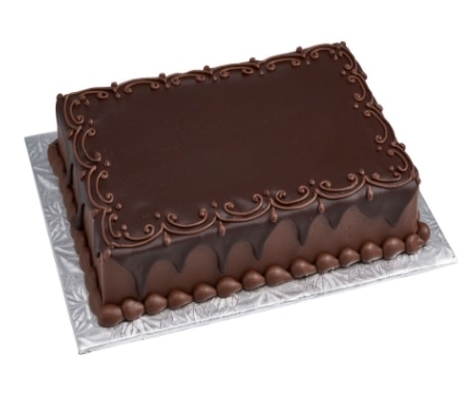 2 Gün Önceden Siparişli 50 Kişilik Çikolatalı Yaş Pasta